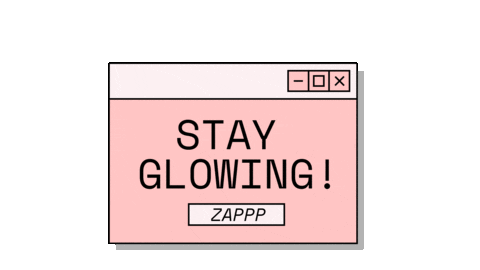 Glowing Sticker by Zappp Laser Skincare