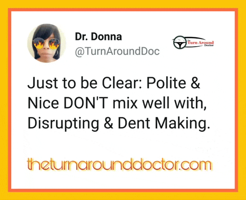 be nice turn around GIF by Dr. Donna Thomas Rodgers