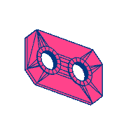 Cianomagenta Sticker