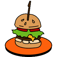 Take Away Food Sticker by Club Zand