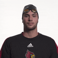 University Of Louisville Swimming GIF by Louisville Cardinals