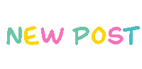 Text New Post Sticker
