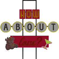 How About Love Vintage Sticker by Percolate Galactic