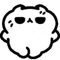 Cat Sticker by MYAOWL