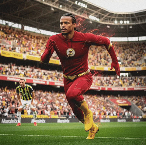 Leroy Sane Running GIF