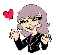 Heart Halloween Sticker