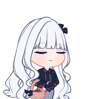 clairelle giphyupload anime girl flowers Sticker