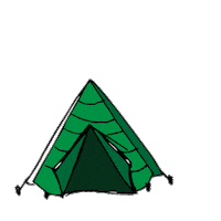 camplafogata camping camp tent summercamp Sticker