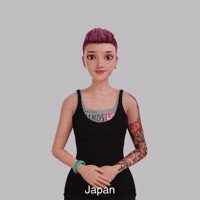 Japan Avatar GIF by Sign Time - SiMAX