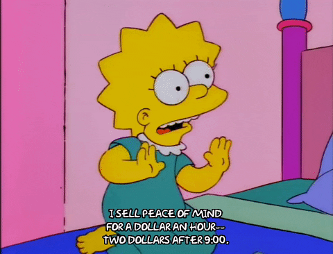 happy lisa simpson GIF