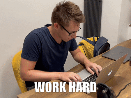 Work Hard GIF by Minner