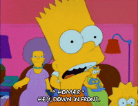 Yelling Season 3 GIF by The Simpsons