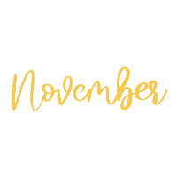 November Sticker