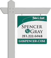 SpencerGrayJLS real estate just listed for sale sign john l scott Sticker