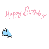 Happy Birthday Rainbow Sticker