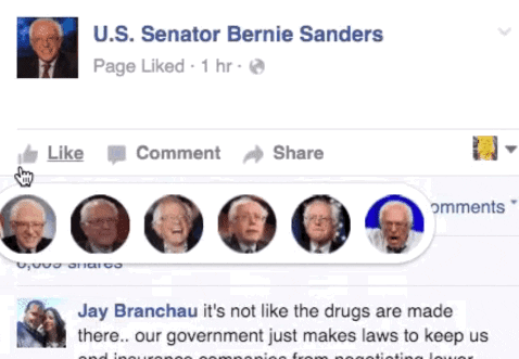 bernie sanders facebook GIF by Product Hunt