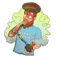 Baddaskat Sticker by Dads Elixir
