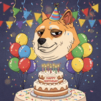 Happy Birthday Party GIF by Doge Pound