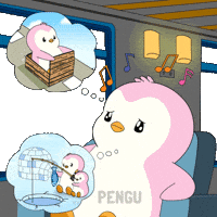 Penguin Looking GIF by Pudgy Penguins