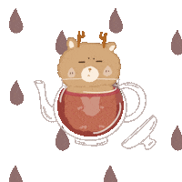 hsiaodraw mc 悶 月經 小酌 Sticker