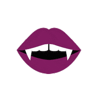 Sexy First Bite Sticker by spooksandspanks