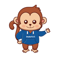 dukenus monkey mascot dukenus Sticker