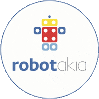 Robotakia school kids robot education Sticker