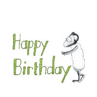 Heart Birthday Sticker