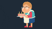 getbaff birthday surprise cake colorful GIF
