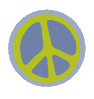Peace Hippie Sticker