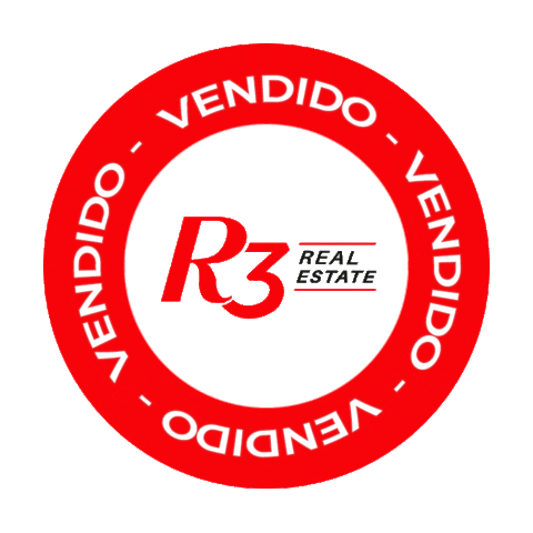 Vendido R3 Sticker by Real Consultoria Imobiliária