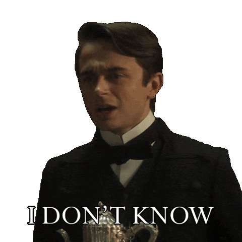 Thegildedage I Dont Know Sticker by HBO Max