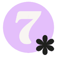 somosmoodhr 7 numbers seven numeros Sticker