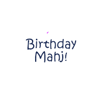 hiphipmahjong birthday happy birthday mahjong mahj Sticker