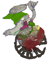 Gnome Dwarf Sticker by crumblytoast