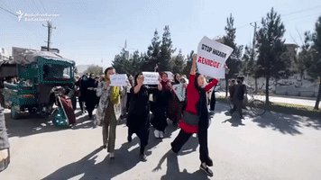 Women Protest in Kabul After Suicide Bombing Kills Dozens of Female Students