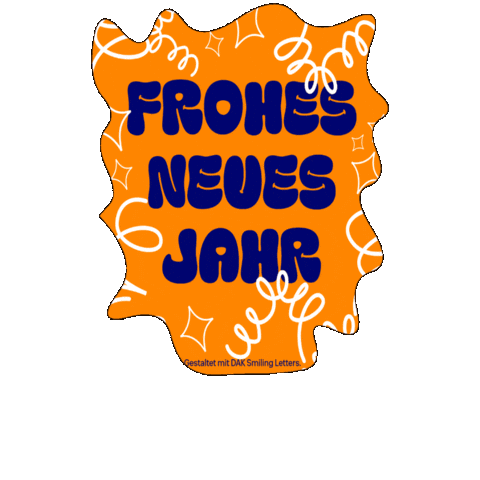 Happy New Year Dak Sticker by DAK-Gesundheit