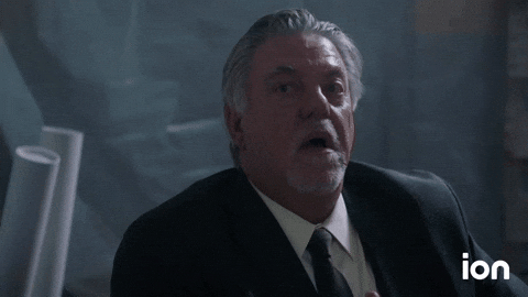TV gif. Bruce McGill as Detective Greer from MacGyver nods slowly and with his mouth open and eyes wide.