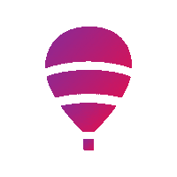 Poatek pink rosa balloon adventures Sticker