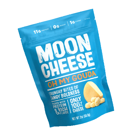 mooncheesesnacks giphyupload mooncheese moon cheese ohmygouda Sticker