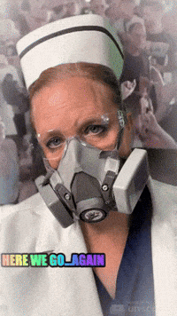 NursesAgainstViolence party covid covid19 anxiety GIF