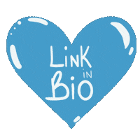 GeGePenley bio linkinbio blueheart gegepenleydesigns Sticker