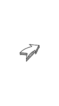 arrow Sticker by Beenmode.nl
