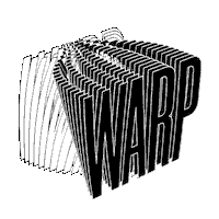 Typography Distort Sticker