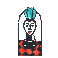 albaurquia stars flowers queen bird Sticker