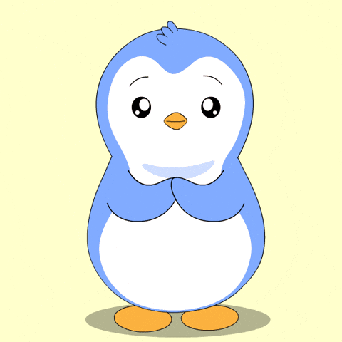 Scared Penguin GIF by Pudgy Penguins