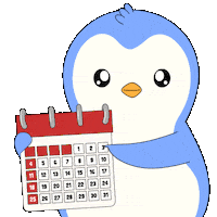 Booking See You Sticker by Pudgy Penguins