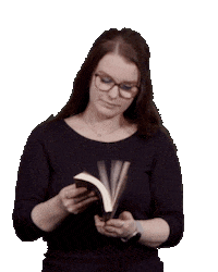 Book Reading Sticker by OsloMet