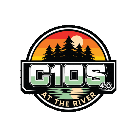 River Sticker by C10Crew