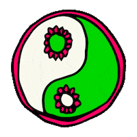 slart yinyang slart Sticker